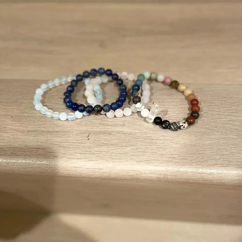 6mm ROSE QUARTZ BEADED BRACELET THE STONE OF LOVE AND PEACE WITH LOVING ENERGY 💗 - Picture 6 of 6